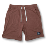 MACH ZERO LOUNGE SHORTS - MAROON