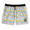 Hand-drawn Mexican fiesta-inspired graphic print men's volley shorts