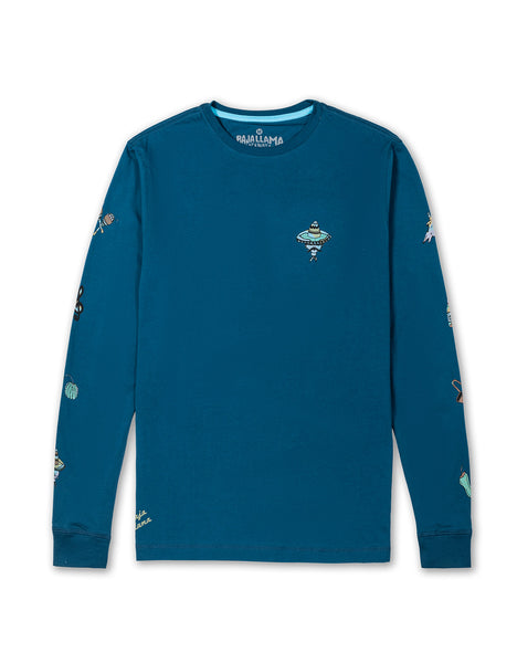 Blue Line Flag Mash Up Long Sleeve Tee – FloGrown