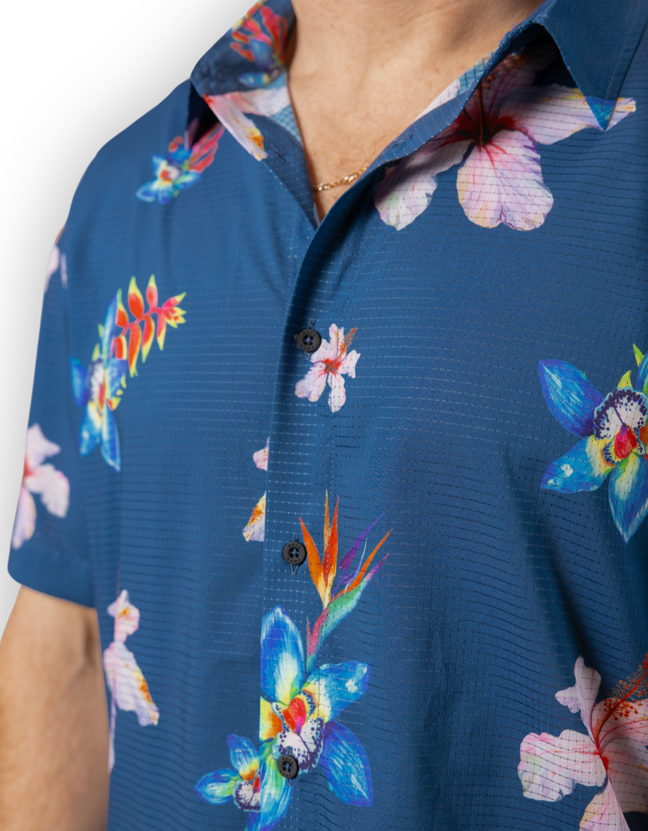 FLOWER POWERS - MOJAVE BUTTON UP
