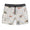 Incan Treasure Men's Stretch Swimsuit by Baja Llama featuring Peruvian cultural patterns and drawstring waist.