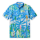 Blue Paradise tropical golf shirt polo men
