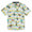 Hand-drawn Mexican fiesta graphic print button up shirt
