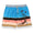 Multicolored retro-style men's volley shorts featuring cactus and palm tree prints with embroidered logo.
