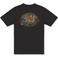 Back view of the Baja Llama Sailor Stories Octopus black graphic tee, featuring a colorful nautical octopus and anchor design with 'Three Sheets to the Wind' text.