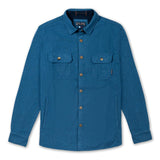 Baja Llama Blue Wool Mid/Heavyweight RoadRunner Flannel Shirt Jacket