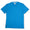 SOLID BLUE Slub Pima Tee by Baja Llama with premium slub-textured Pima cotton, solid blue color, short sleeves, crew neckline, and relaxed modern fit for everyday comfort