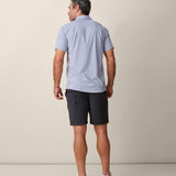 Back view of solid Mojave button-up – quick-dry tech shirt for hot weather
