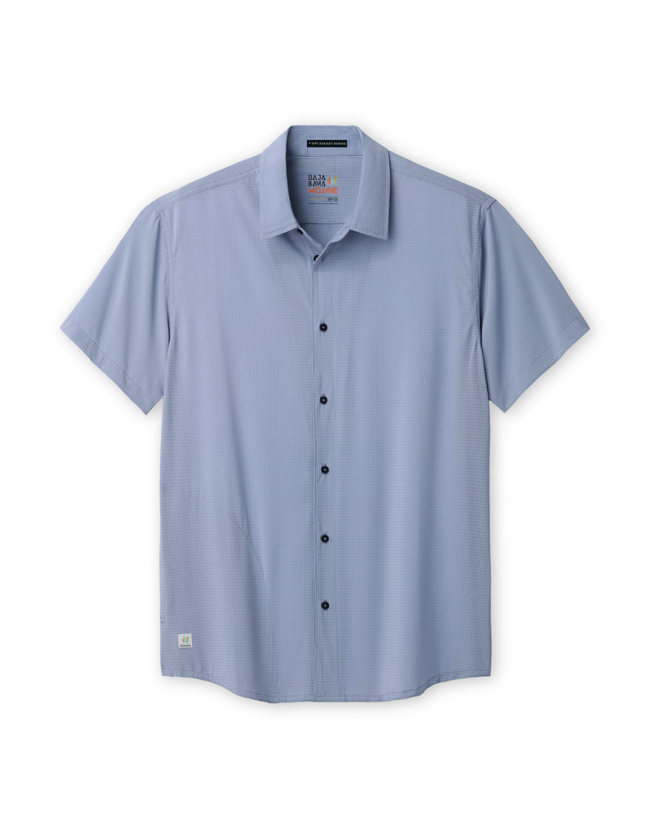 Front view of Purple Haze shirt – breathable short sleeve summer shirt