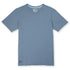 SOLID STEEL BLUE - SLUB PIMA TEE