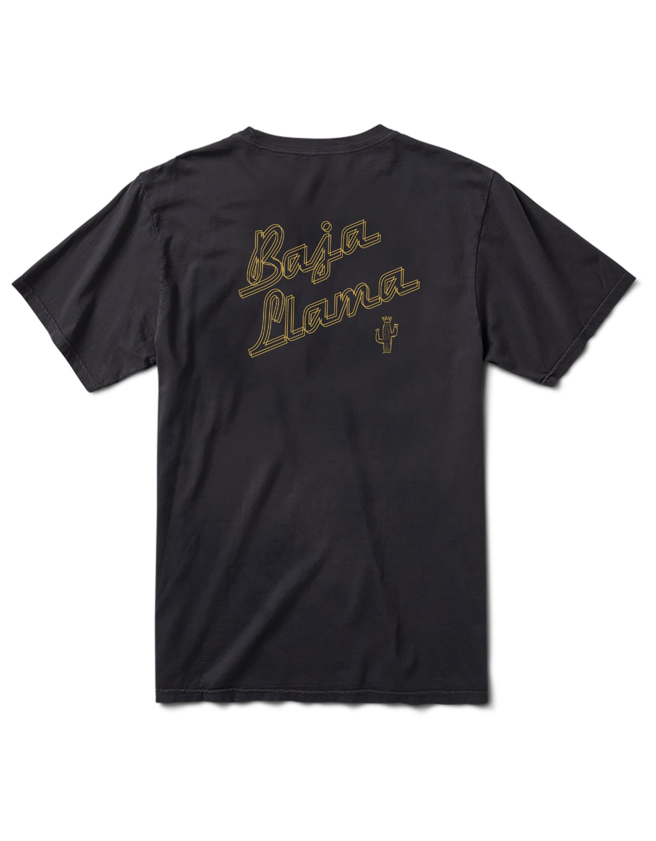 Baja Llama - Taking Care of Busines Primo Graphic Tee in Black, 100% Peruvian cotton shirt with Baja Llama print.