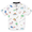 Baja Llama The BBQ Shirt, a white relaxed-fit, short-sleeve button-up with a whimsical barbecue-themed print.
