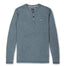 Baja Llama Steel Blue Boring Stretch Performance Henley