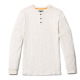 Baja Llama Cream Three Button Fast Eddie Slub Cotton Henley