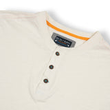 Baja Llama Cream Three Button Fast Eddie Slub Cotton Henley