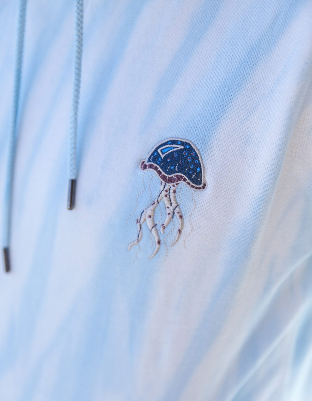 JELLYFISH ORGANIC COTTON HOODIE - TIE DYE