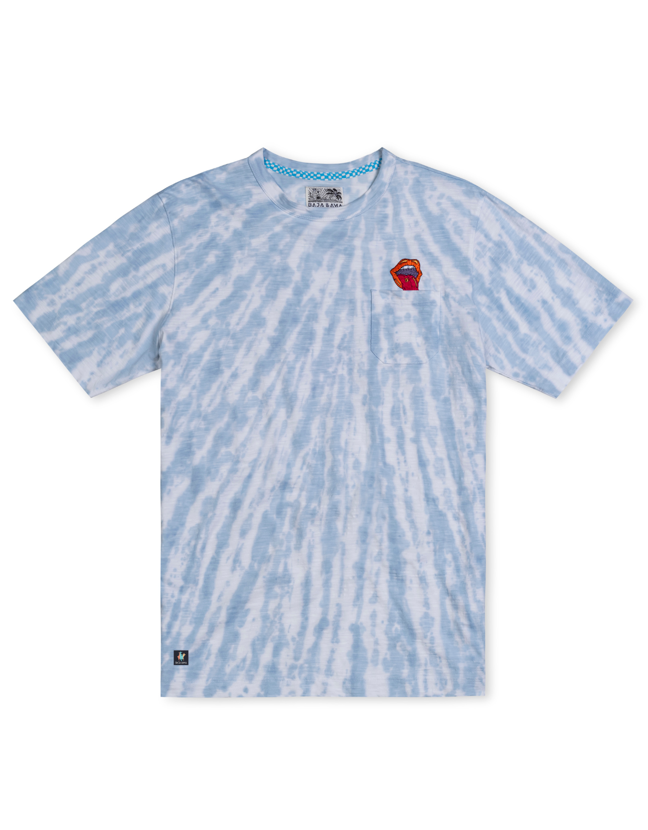 KISS TIE DYE - SLUB PIMA POCKET TEE