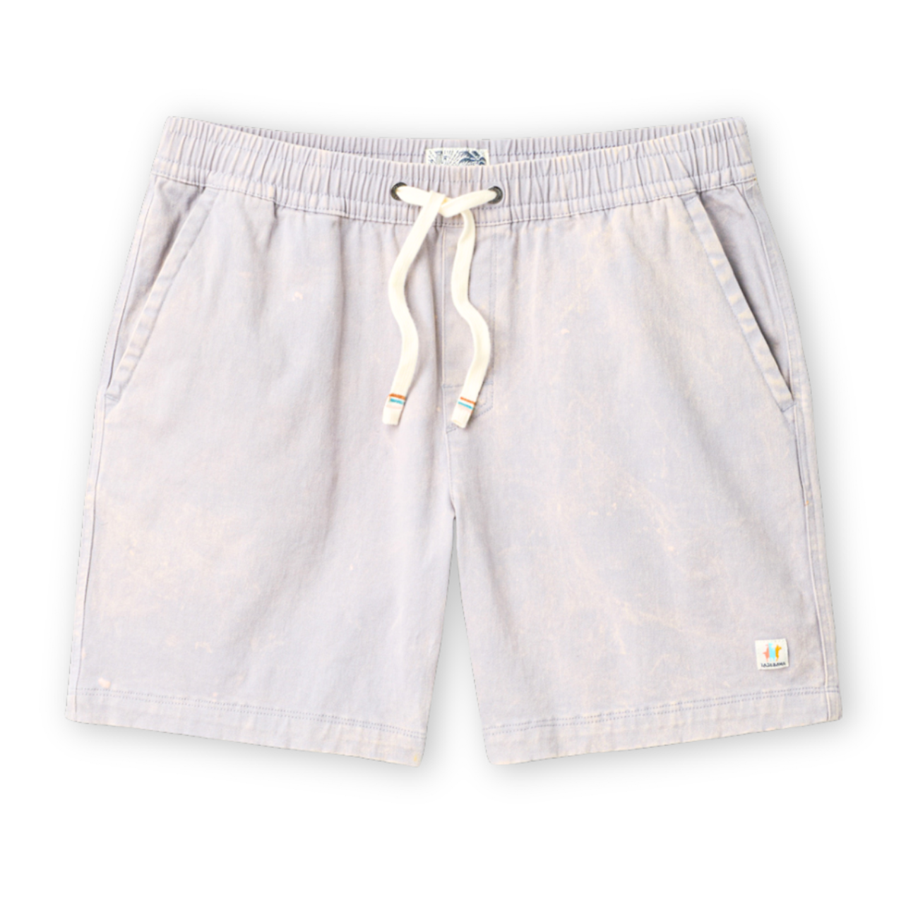 Baja Llama Too Easys Acid Washed Gray – Stretch Cotton Shorts.