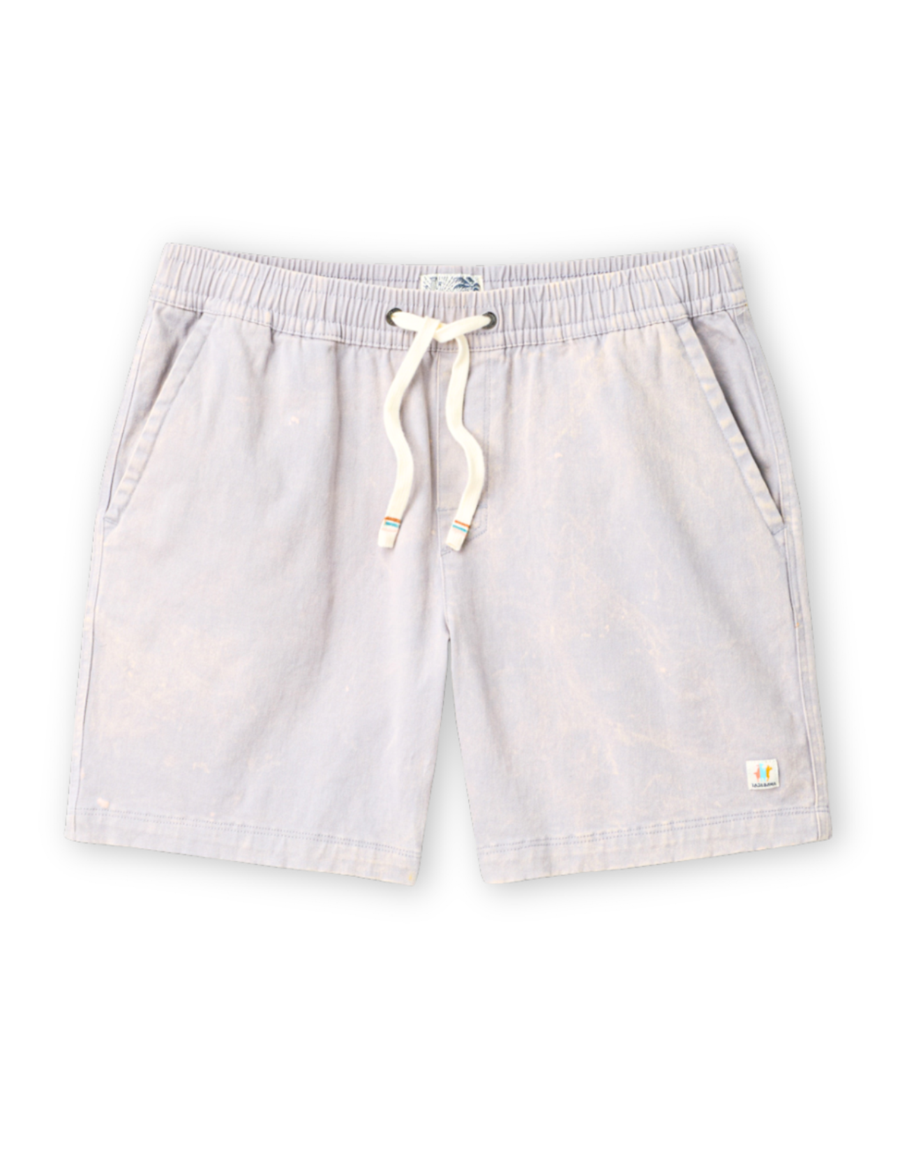Baja Llama Too Easys Acid Washed Gray – Stretch Cotton Shorts.