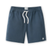 Baja Llama Too Easys dark slate stretch cotton shorts with elastic waistband and drawstring.