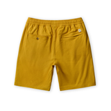 TOO BREEZYS MUSTARD - STRETCH LINEN SHORTS