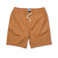 Terracotta Baja Llama linen shorts featuring a comfortable elastic waist and drawstring.