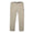 Front flat lay of khaki Vagabond stretch ripstop pants with cream drawstring and side pockets