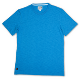 SOLID BLUE - SLUB PIMA TEE